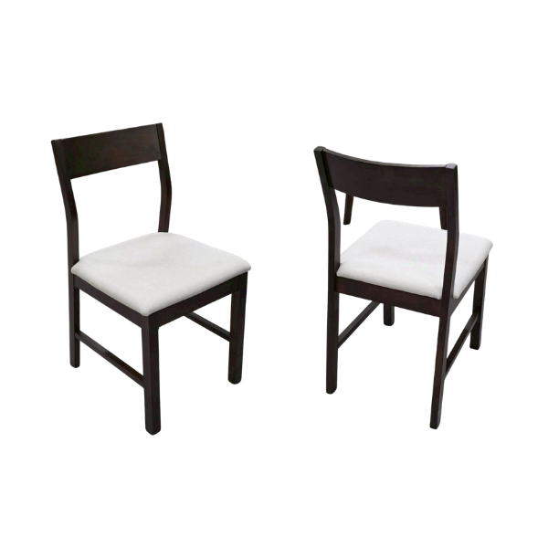 ชุดโต๊ะอาหารไม้ 4 ที่นั่ง WISDOM DESIGN FURNITURE รุ่น YOSHI 120 ซม. สีวอลนัท
